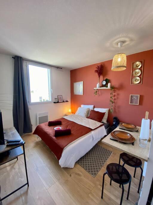 Splendide Studio Moderne - Proche Centre - Laverie Nîmes Eksteriør bilde